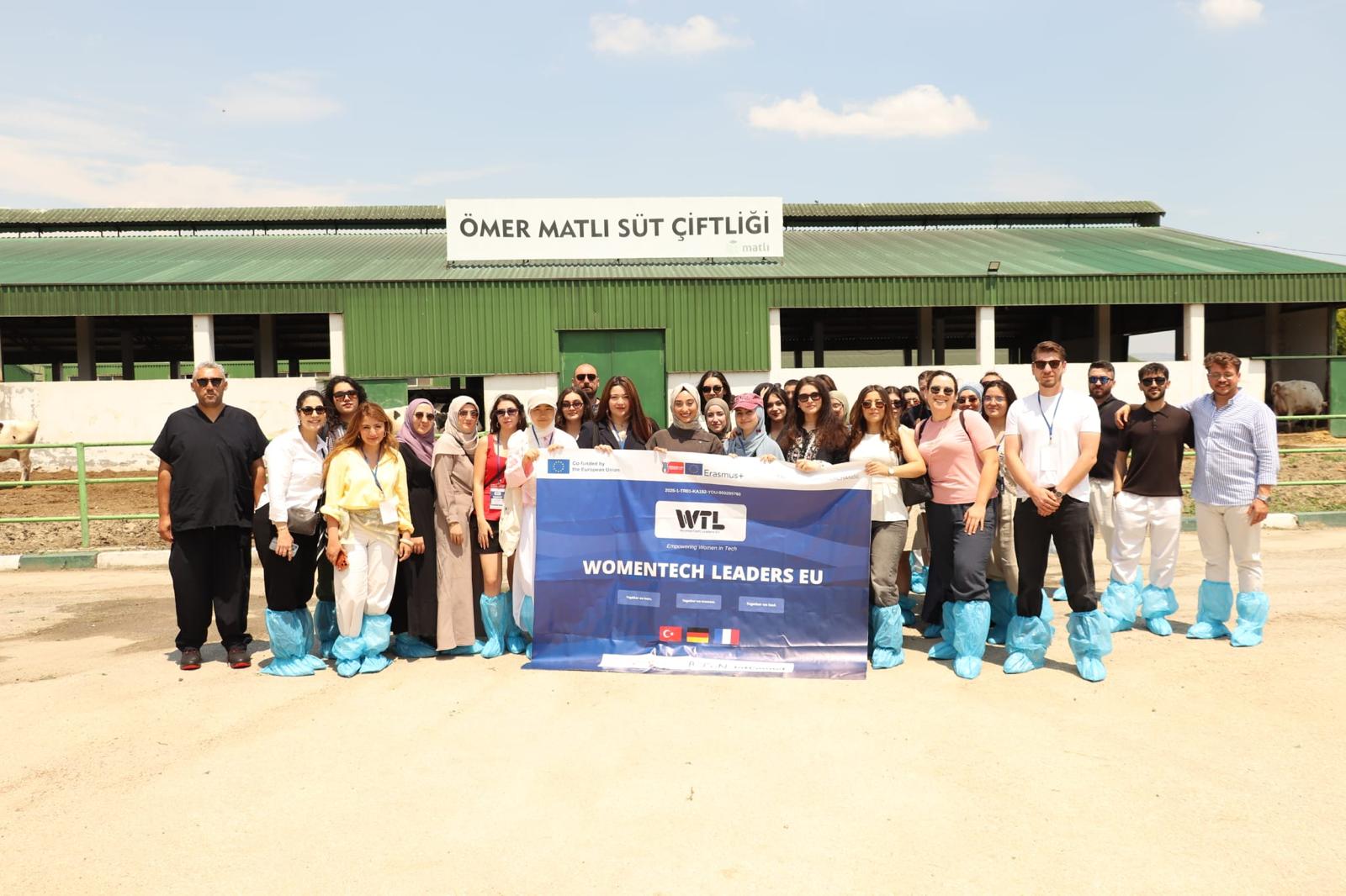 Öğrencilerimiz Erasmus+ Genç Kadınlar Teknoloji ve Liderlik Projesinde Yer Aldı
